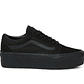 Zapatilla Vans Old Skool Stackform Mujer Mono Negro - Miniatura 1