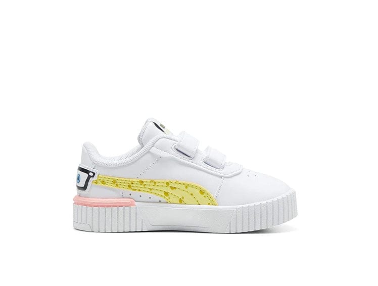 Zapatillas Puma Carina 2.0 Bob Esponja Infantil Blanco 1