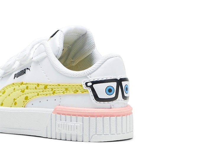 Zapatillas Puma Carina 2.0 Bob Esponja Infantil Blanco 2