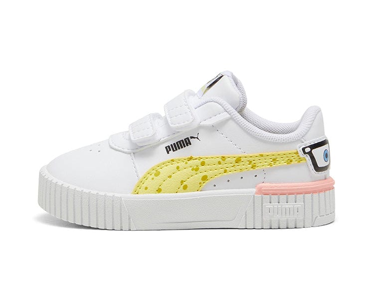 Zapatillas Puma Carina 2.0 Bob Esponja Infantil Blanco 3