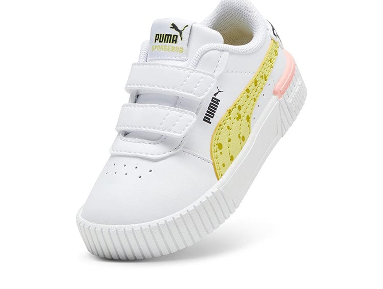 Zapatillas Puma Carina 2.0 Bob Esponja Infantil Blanco 4