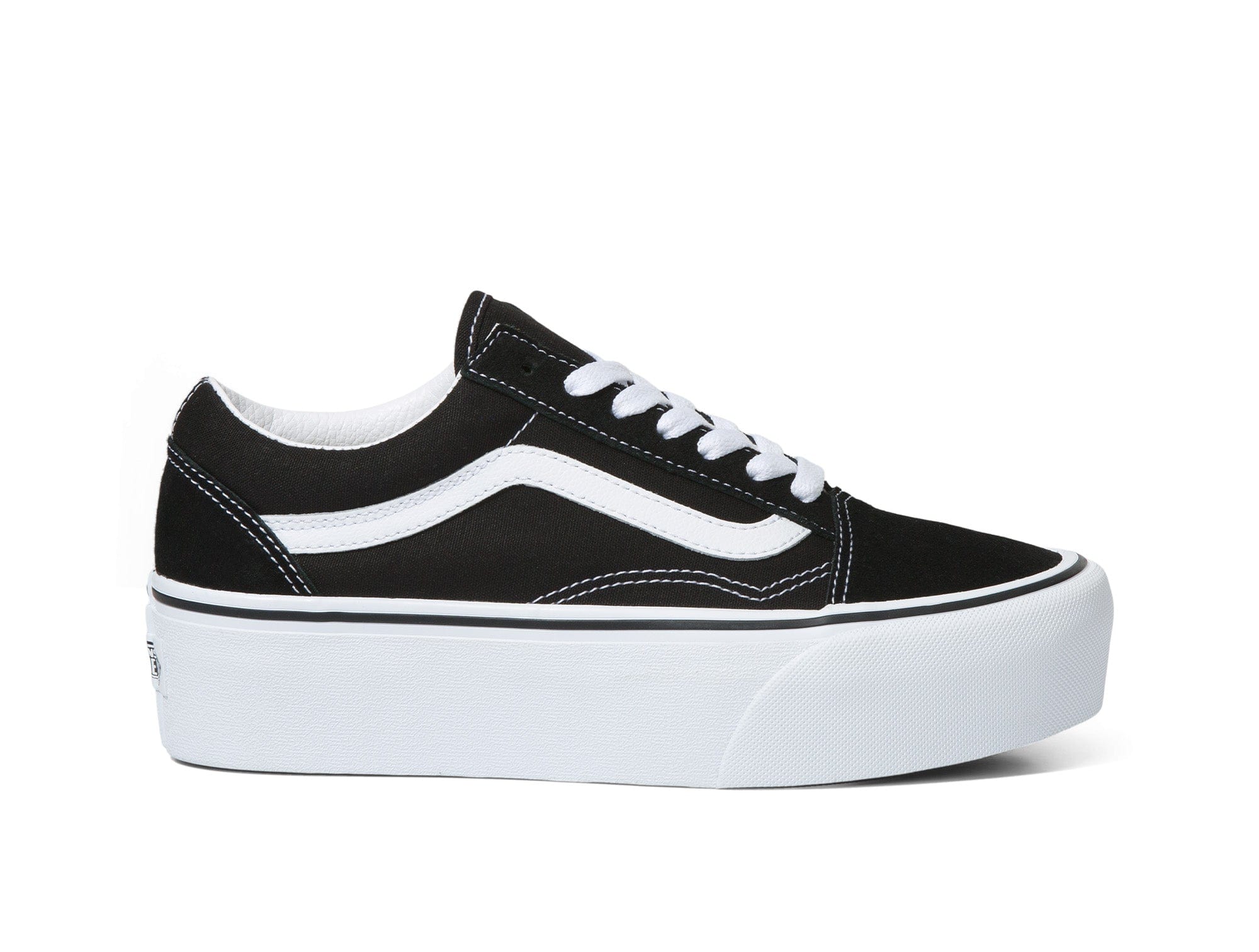 Zapatilla Vans Old Skool Stackform Mujer Negro 1