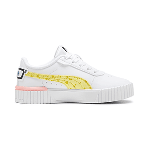 Zapatillas Puma Carina 2.0 Bob Esponja Junior Blanco