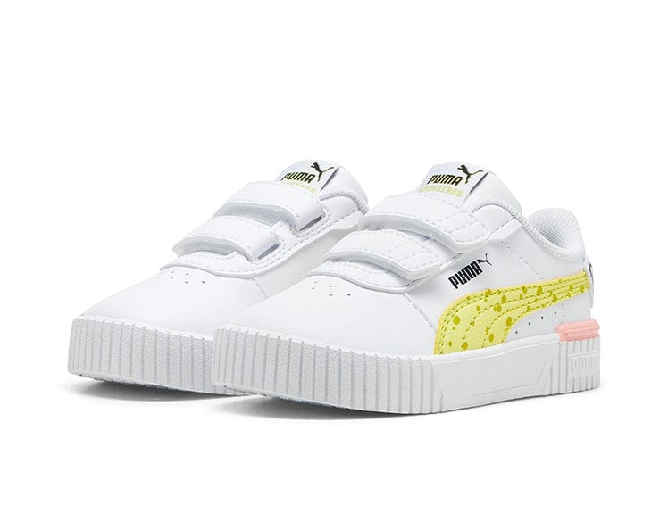 Zapatillas Puma Carina 2.0 Bob Esponja Infantil Blanco 6