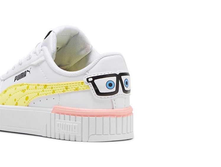 Zapatillas Puma Carina 2.0 Bob Esponja Junior Blanco 2