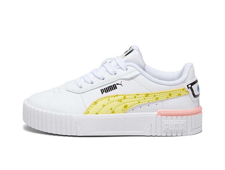 Zapatillas Puma Carina 2.0 Bob Esponja Junior Blanco 3