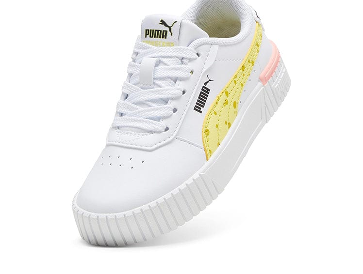 Zapatillas Puma Carina 2.0 Bob Esponja Junior Blanco 4