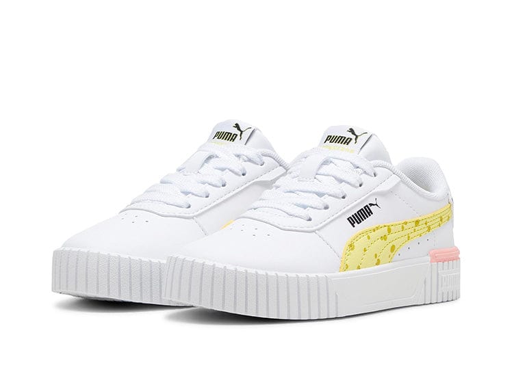 Zapatillas Puma Carina 2.0 Bob Esponja Junior Blanco 6