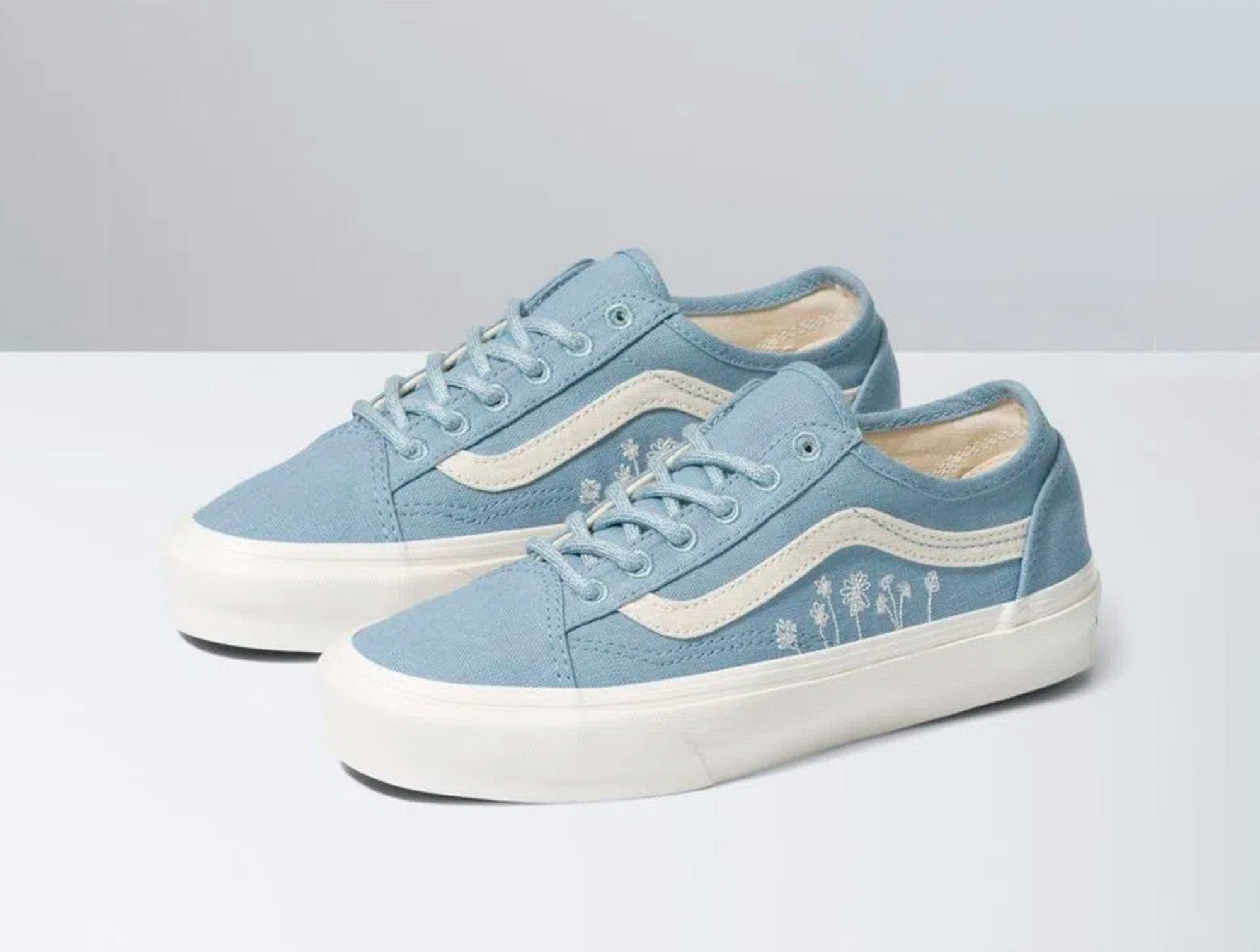 Zapatilla Vans Old Skool Tapered Mujer Azul 4