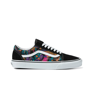 Zapatilla Vans Old Skool Trippy Drip Mujer Negro