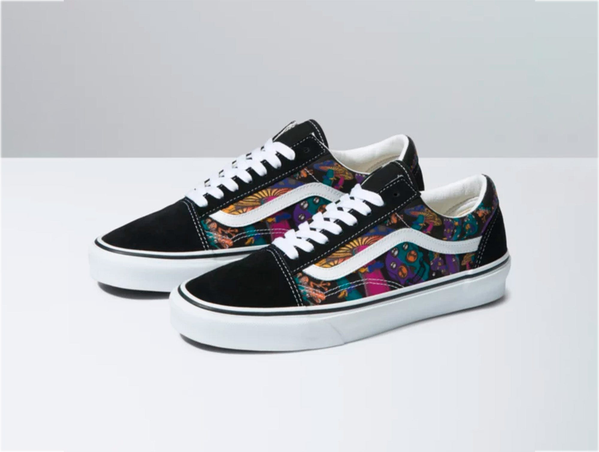 Zapatilla Vans Old Skool Trippy Drip Mujer Negro 2