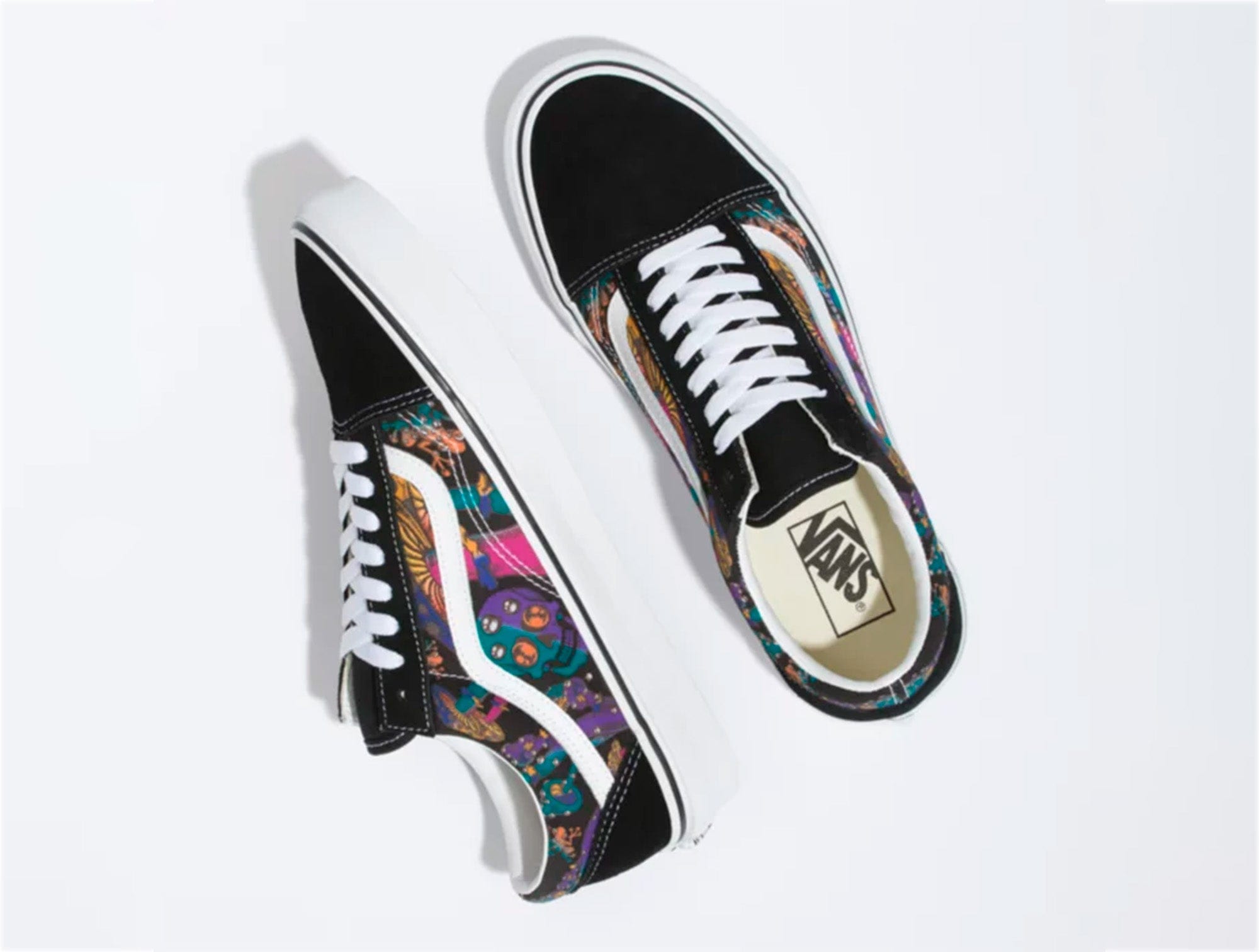 Zapatilla Vans Old Skool Trippy Drip Mujer Negro 3