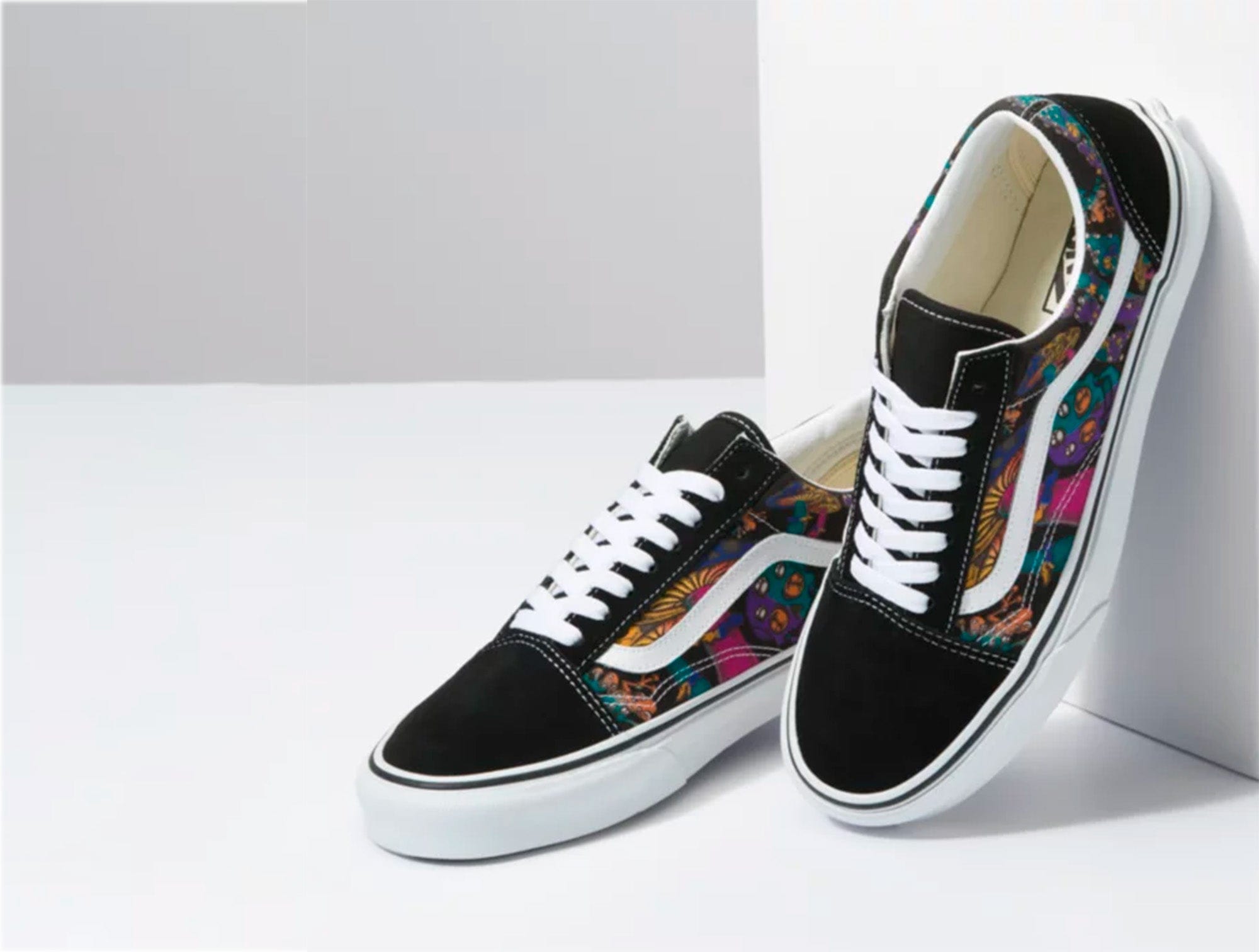 Zapatilla Vans Old Skool Trippy Drip Mujer Negro 4