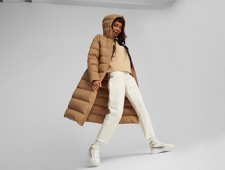 Zapatillas Puma Carina Street Mid Animal Mujer Beige 4