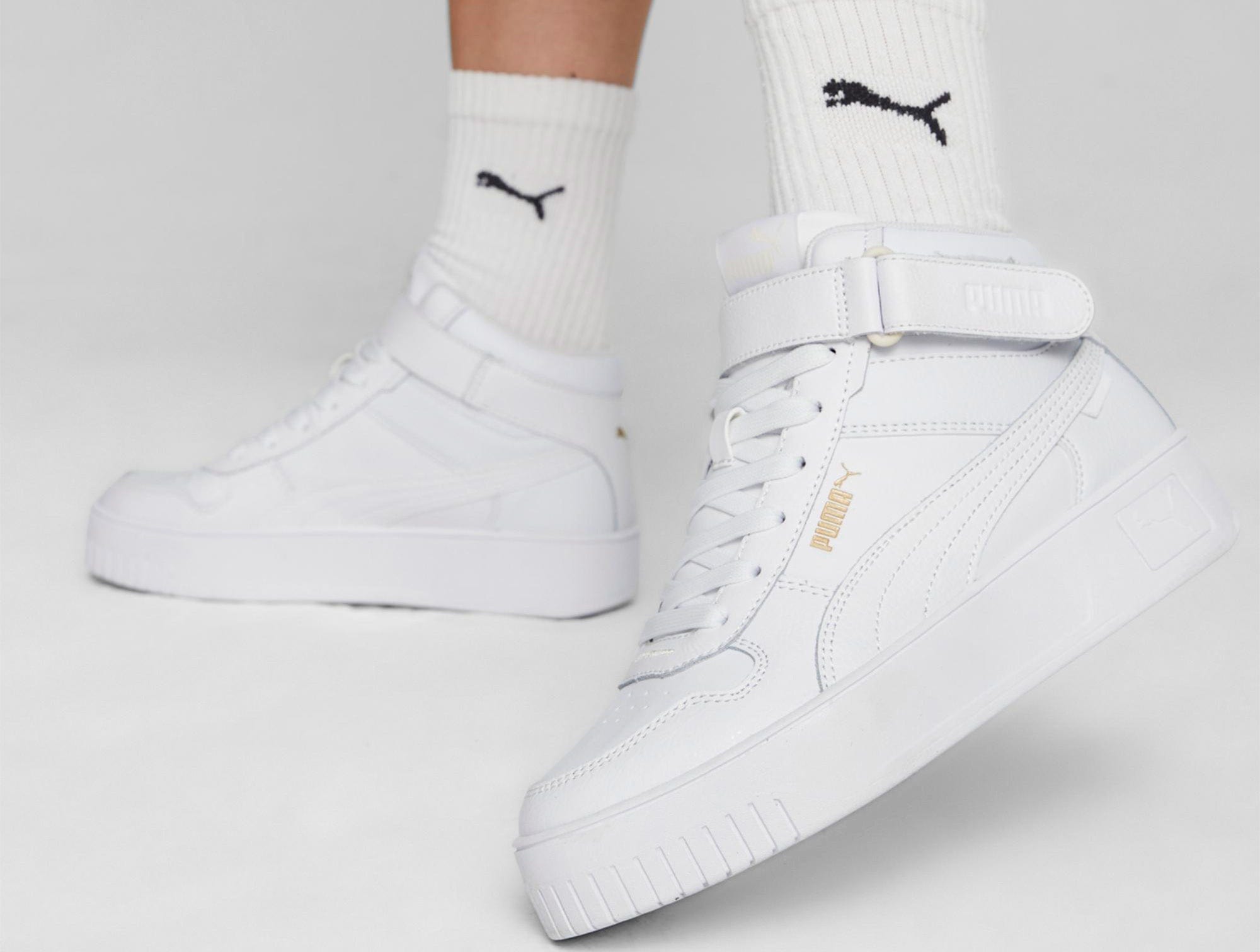 Zapatillas Puma Carina Street Mid Mujer Mono Blanco 7