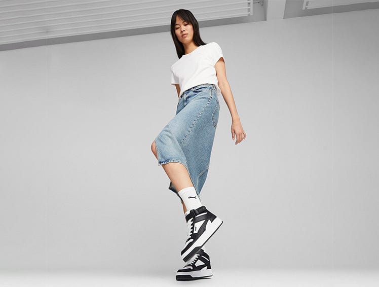 Zapatillas Puma Carina Street Mid Mujer Negro 4