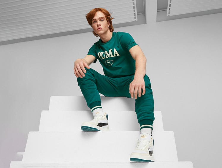 Zapatillas Puma Caven 2.0 Mid Hombre Beige 2