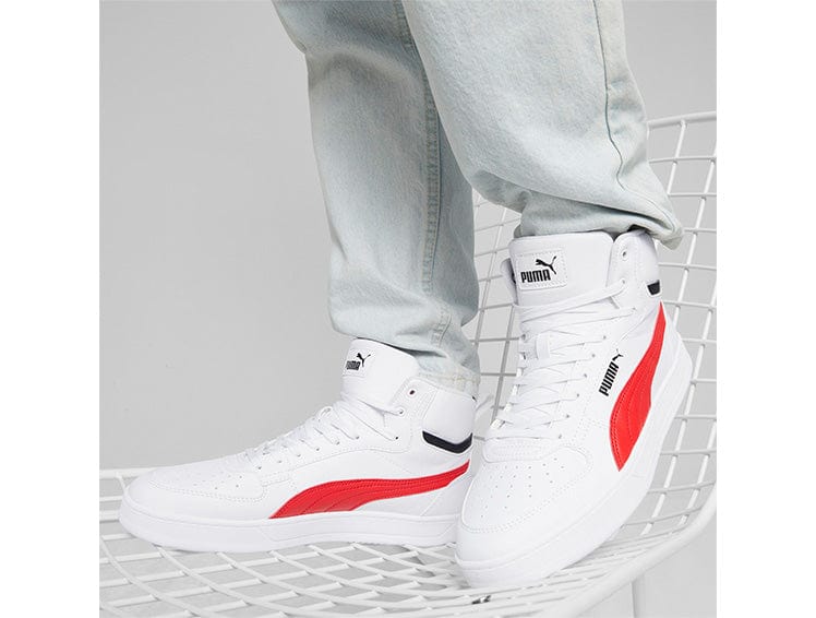 Zapatillas Puma Caven 2.0 Mid Hombre Blanco 2