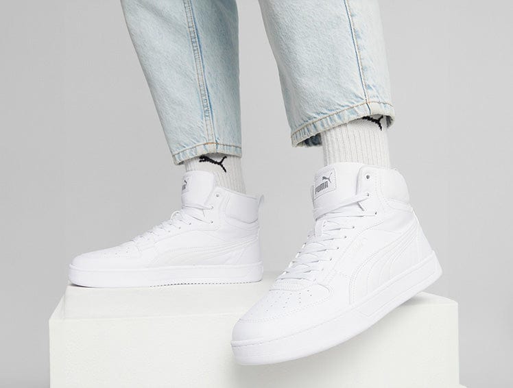 Zapatillas Puma Caven 2.0 Mid Hombre Blanco 3