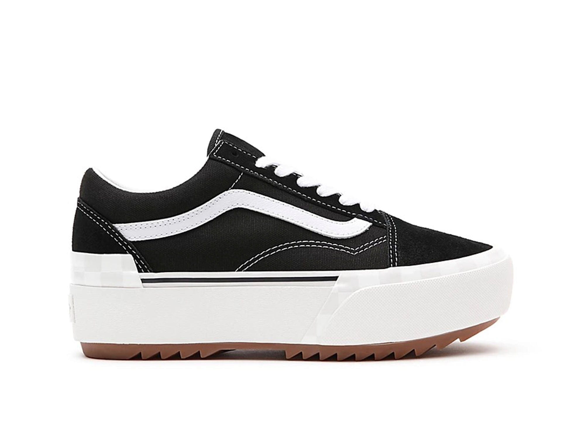 Zapatillas Vans Old Skool Stacked Mujer Negro 1