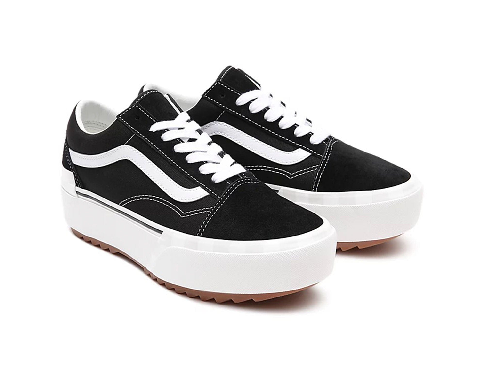 Zapatillas Vans Old Skool Stacked Mujer Negro 3