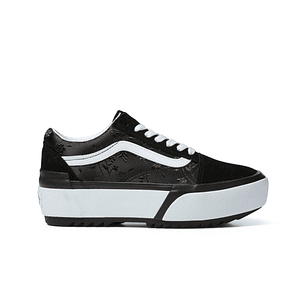 Zapatillas Vans Old Skool Stacked Mujer Negro
