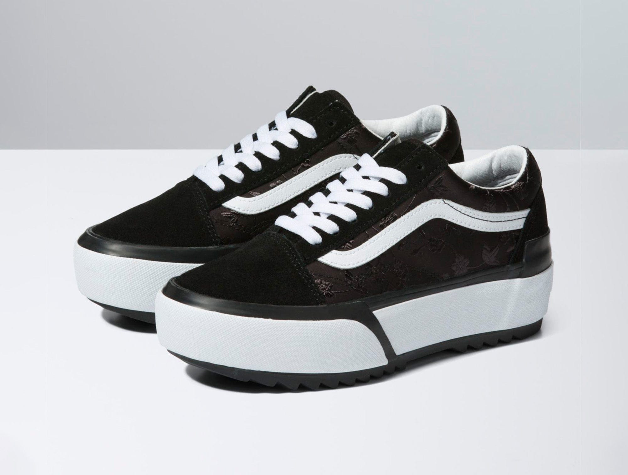 Zapatillas Vans Old Skool Stacked Mujer Negro 2