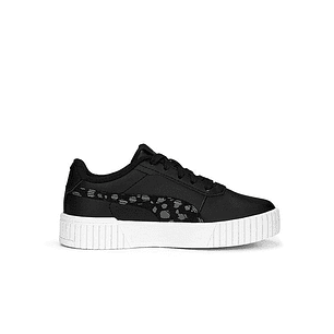 Zapatillas Carina 2.0 Cuero Junior Negro