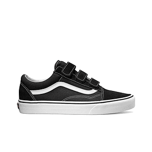 Zapatilla Vans Old Skool Velcro Hombre Negro