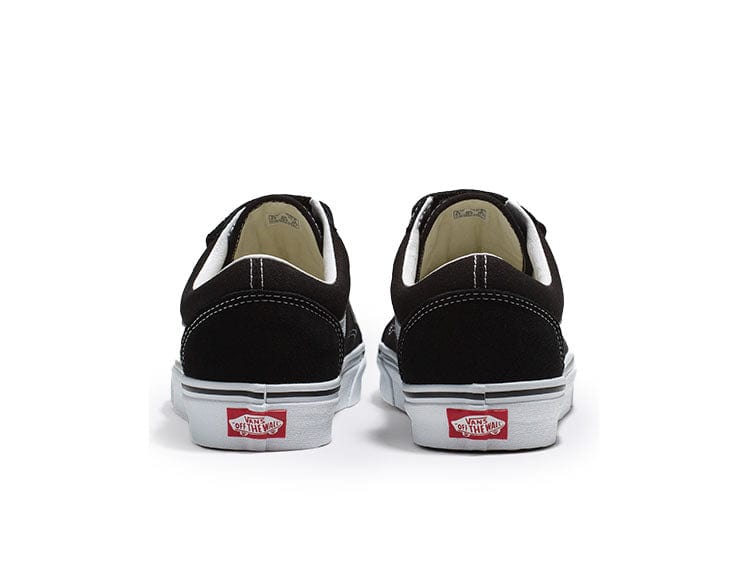 Zapatilla Vans Old Skool Velcro Hombre Negro 4