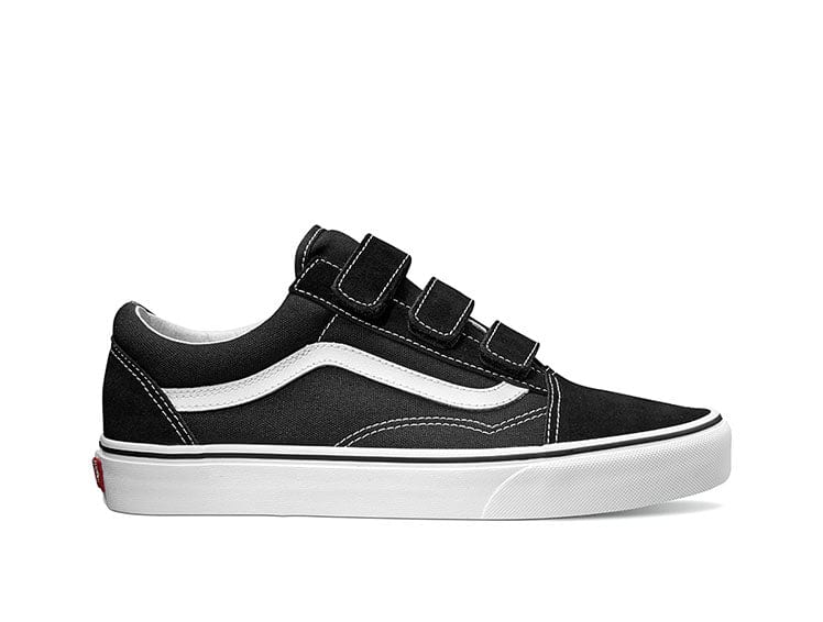 Zapatilla Vans Old Skool Velcro Mujer Negro 1