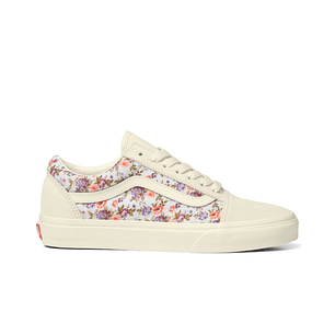 Zapatilla Vans Old Skool Vintage Floral Mujer Blanco