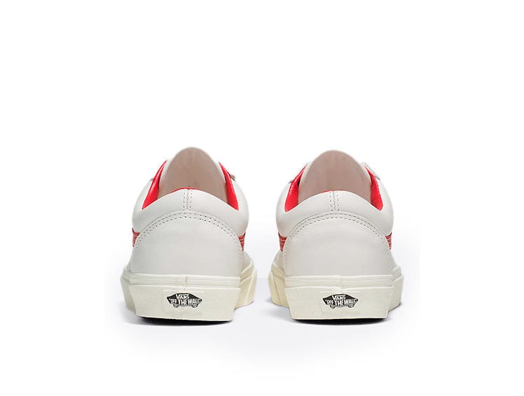 Zapatilla Vans Old Skool Vintage Leather Hombre Blanco 5