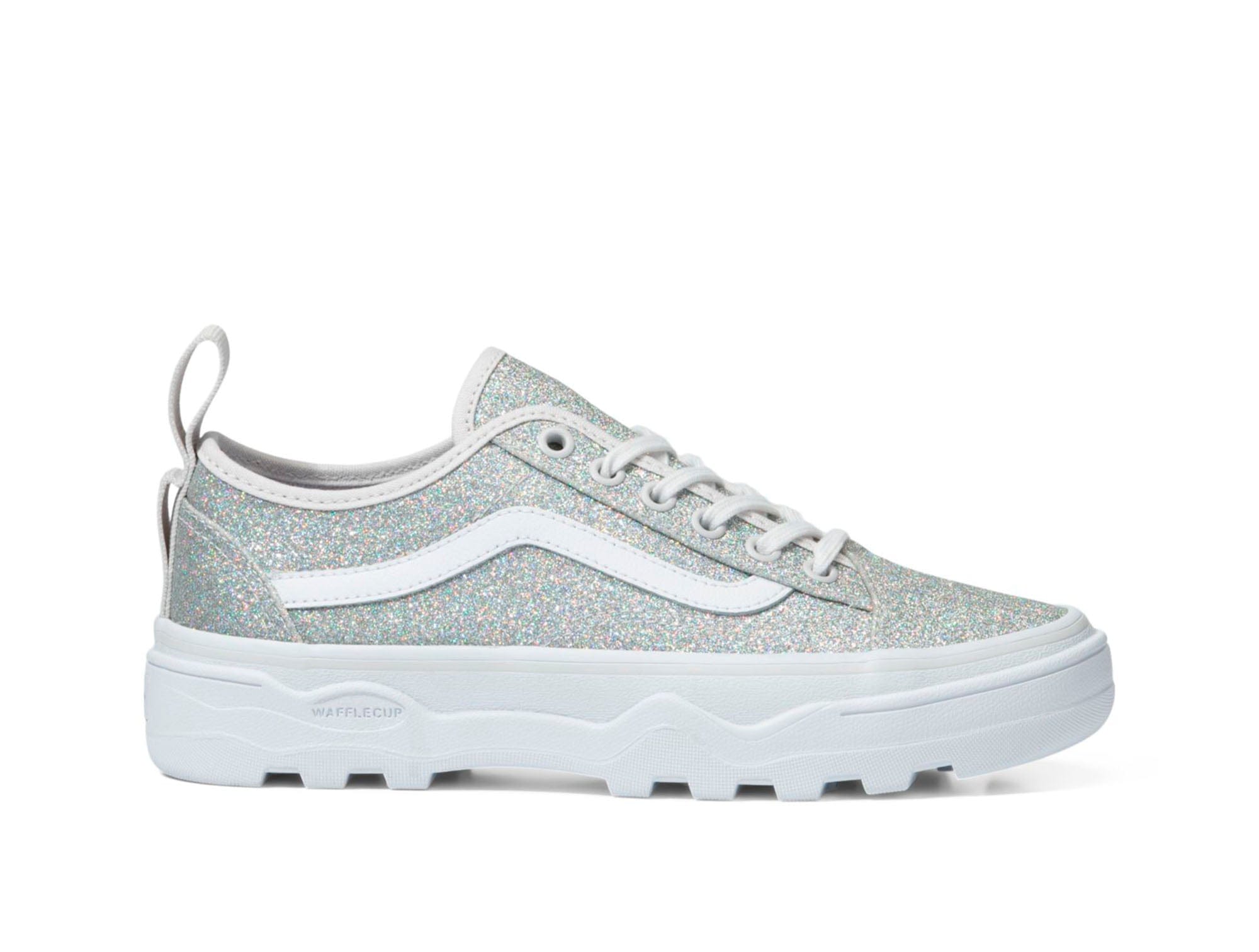 Zapatilla Vans Sentry Old Skool (Lurex Glitter) Mujer Gris 1