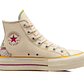 Zapatillas Converse Chuck Taylor Hi Plataforma (Dia De Los Muertos) Mujer Beige - Miniatura 1
