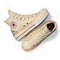 Zapatillas Converse Chuck Taylor Hi Plataforma (Dia De Los Muertos) Mujer Beige - Miniatura 3