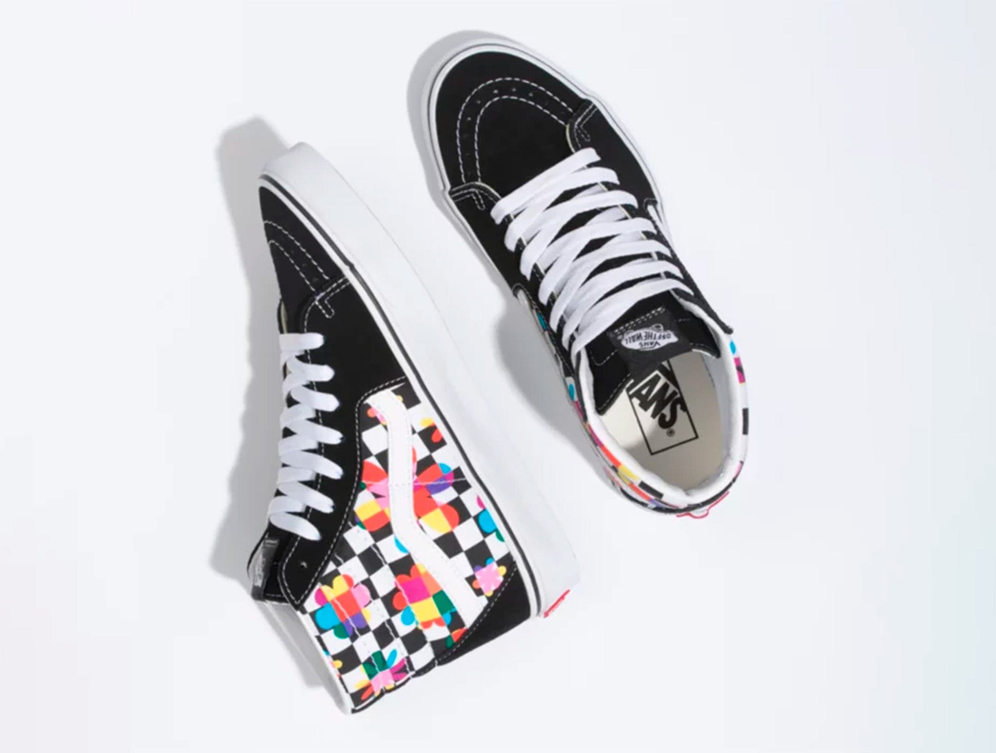 Zapatilla Vans Sk8-Hi (Disney) Multi Check Mujer Negro 3