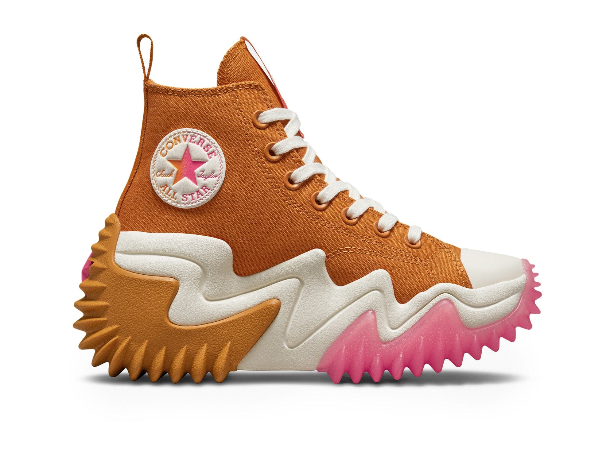 Zapatillas Converse Run Star Motion Hi Mujer Naranjo 1