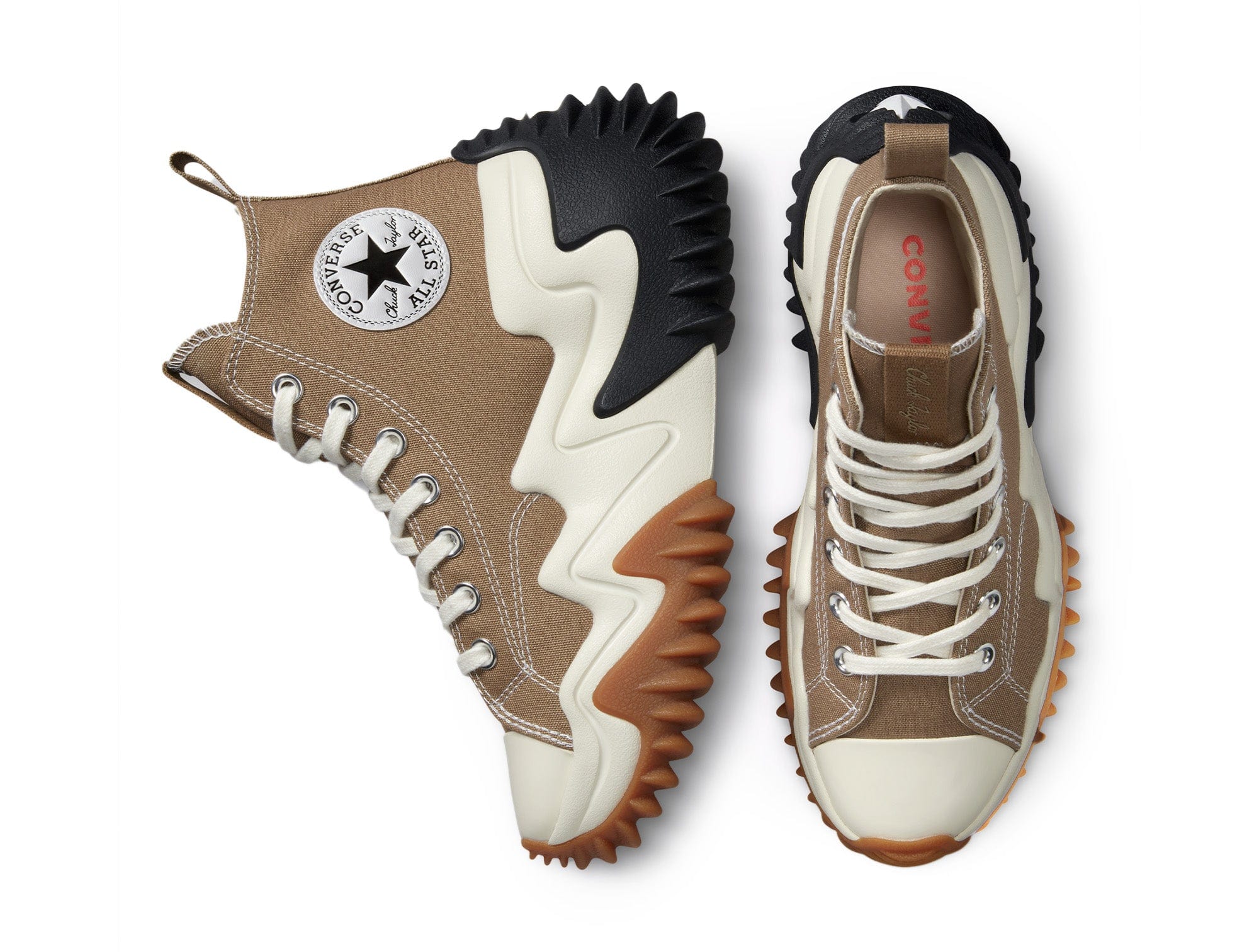 Zapatillas Converse Run Star Motion Hi Mujer Cafe 4
