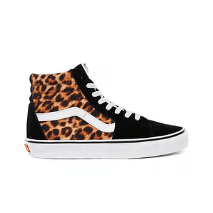 Zapatilla Vans Sk8-Hi (Leopard) Mujer Negro