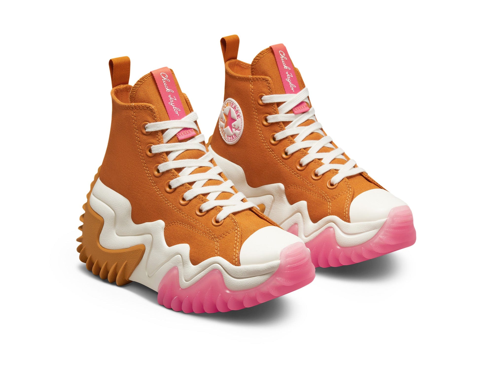 Zapatillas Converse Run Star Motion Hi Mujer Naranjo 4