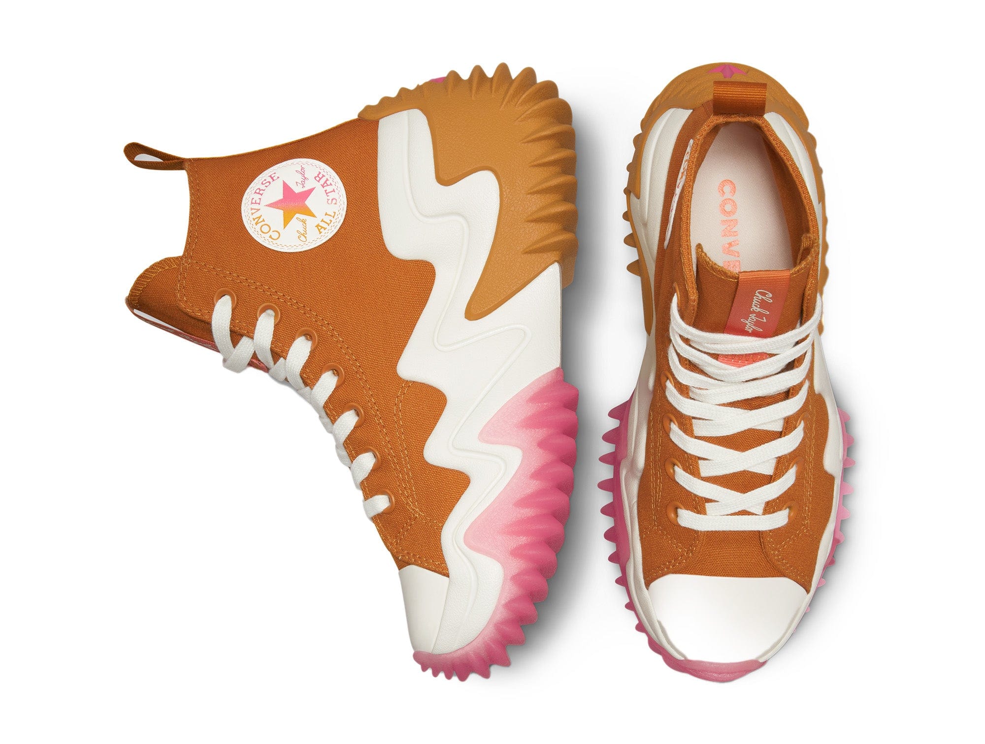 Zapatillas Converse Run Star Motion Hi Mujer Naranjo 5