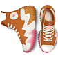 Zapatillas Converse Run Star Motion Hi Mujer Naranjo - Miniatura 5