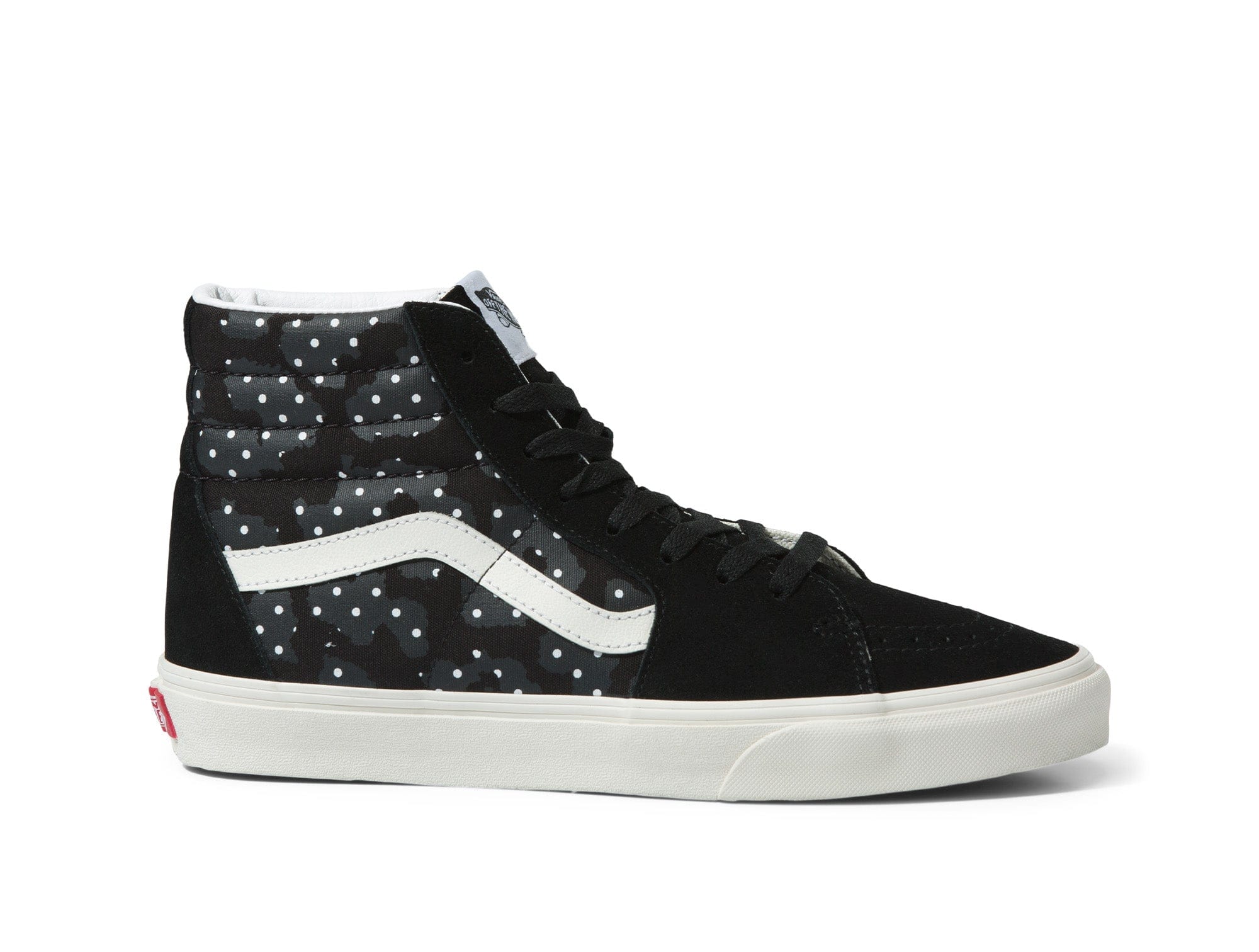 Zapatilla Vans Sk8-Hi (Polkadot) Mujer Negro 1