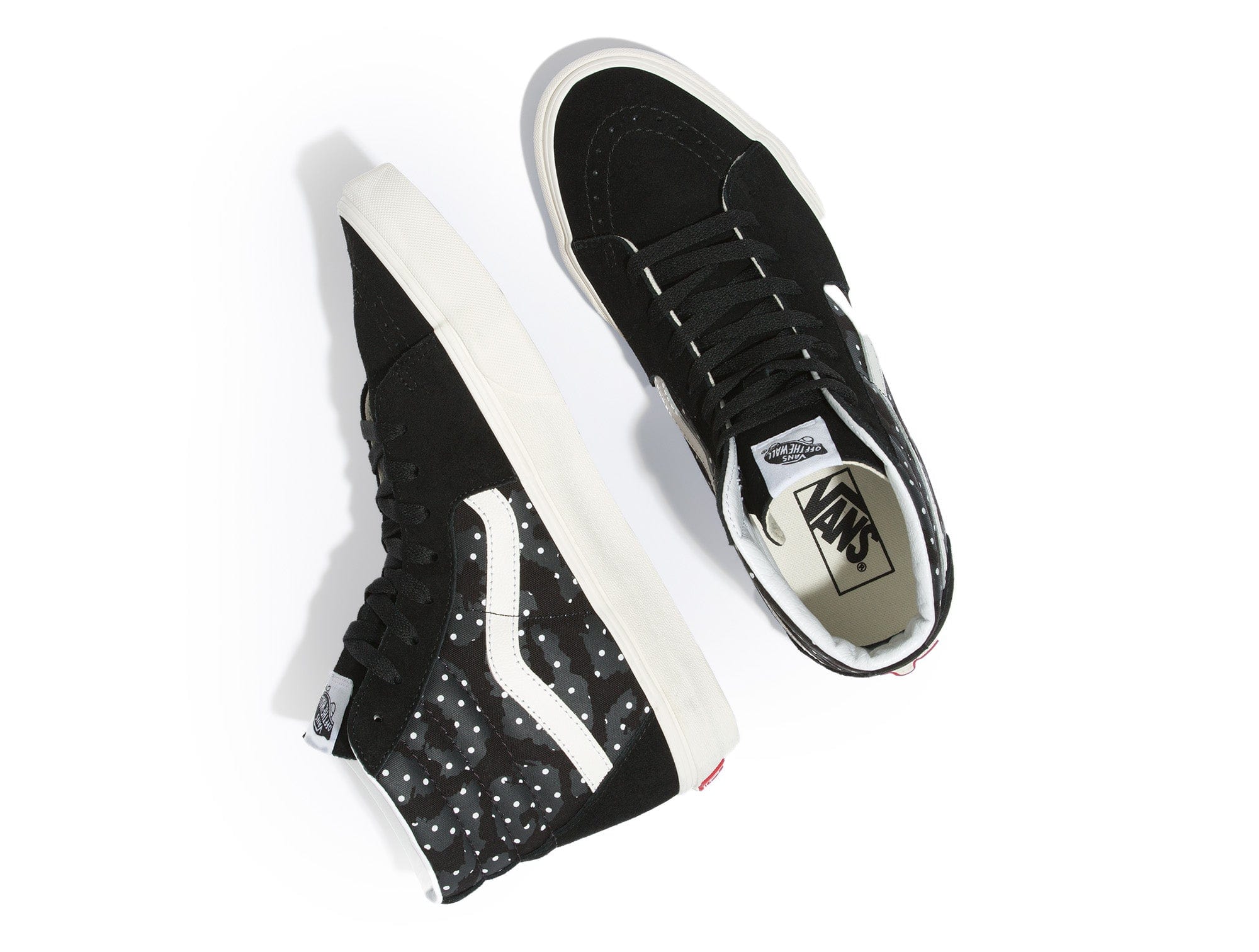 Zapatilla Vans Sk8-Hi (Polkadot) Mujer Negro 2