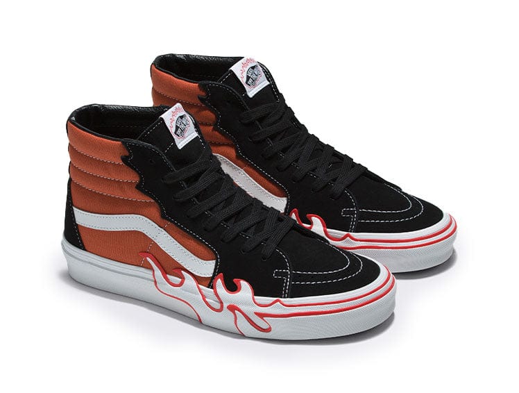 Zapatilla Vans Sk8-Hi Flame Hombre Rojo 3