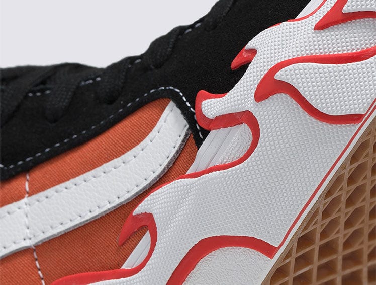 Zapatilla Vans Sk8-Hi Flame Hombre Rojo 6