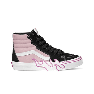 Zapatilla Vans Sk8-Hi Flame Mujer Rosado