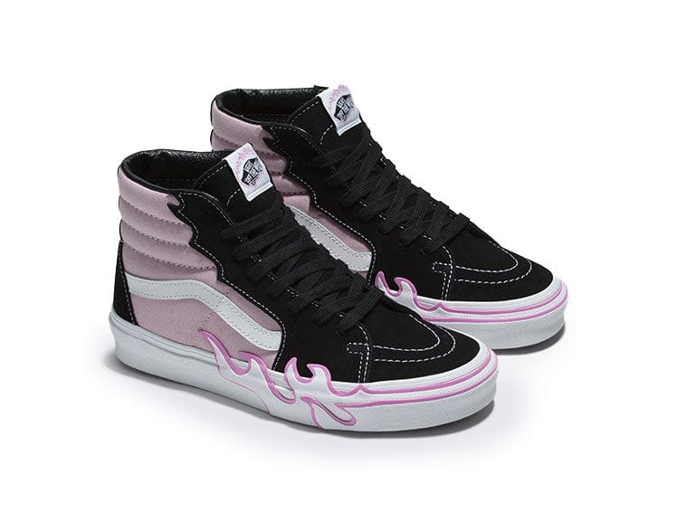Zapatilla Vans Sk8-Hi Flame Mujer Rosado 2