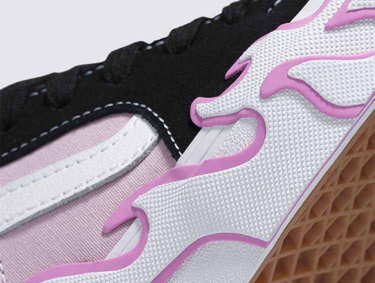 Zapatilla Vans Sk8-Hi Flame Mujer Rosado 5